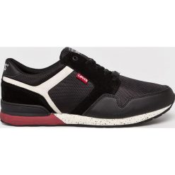 Levi's - Buty NY Runner 2.0. Czarne buty skate męskie marki Levi's®, ze skóry, na sznurówki. W wyprzedaży za 229,90 zł.
