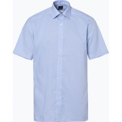 OLYMP Luxor modern Fit - Koszula męska niewymagająca prasowania, niebieski. Niebieskie koszule męskie na spinki OLYMP Luxor modern Fit, m, w kratkę. Za 149,95 zł.