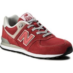 Trampki chłopięce: Sneakersy NEW BALANCE – GC574RD Czerwony