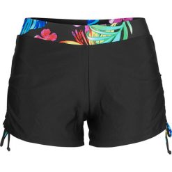 Szorty kąpielowe z figami wewnętrznymi bonprix czarny. Czarne stroje kąpielowe damskie bonprix, bez wzorów. Za 64,99 zł.