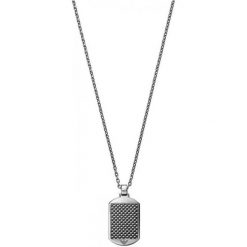 Emporio Armani Mężczyźni Stali Naszyjnik egs2384020. Szare naszyjniki męskie Emporio Armani. W wyprzedaży za 567,00 zł.