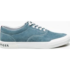 Tommy Hilfiger - Tenisówki. Szare tenisówki męskie TOMMY HILFIGER, z materiału, na sznurówki. W wyprzedaży za 269,90 zł.
