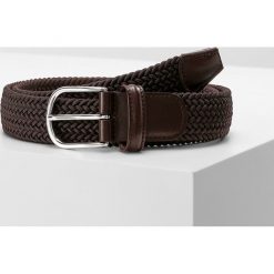 Anderson's STRECH BELT Pasek pleciony brown. Brązowe paski męskie Anderson's, w paski, z materiału. Za 379,00 zł.