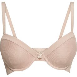 Biustonosz usztywniany bonprix cielisty. Brązowe biustonosze bonprix, z aplikacjami. Za 27,99 zł.