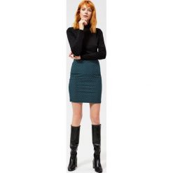 Spódnica mini z nadrukiem. Zielone spódniczki damskie Moodo, xl, z nadrukiem, z elastanu, mini. Za 19,99 zł.