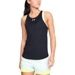 Under Armour Qualifier HexDelta Podkoszulek Czarny. Czarne podkoszulki damskie Under Armour, xs, bez wzorów, z elastanu, bez kołnierzyka, bez rękawów. Za 206,95 zł.