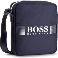 Saszetka BOSS - Pixel D NS Zip 50379395 431. Niebieskie torby męskie skórzane marki Boss, bez wzorów, z materiału, młodzieżowe. W wyprzedaży za 399,00 zł.