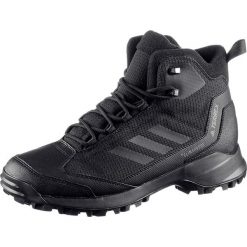 Botki "Terrex Hero" w kolorze czarnym. Czarne buty sportowe męskie adidas Performance, na zimę, z materiału, na sznurówki, climaproof (adidas). W wyprzedaży za 300,95 zł.