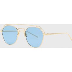 Kazar Studio - Okulary przeciwsłoneczne. Żółte okulary przeciwsłoneczne damskie Kazar Studio, okrągłe. W wyprzedaży za 159,90 zł.