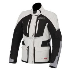 Kurtka tekstylia ALPINESTARS STELLA ANDES kolor czarny/szary, rozmiar XL. Szare kurtki damskie Alpinestars, xl, bez wzorów, z poliesteru, klasyczne, bez kaptura. W wyprzedaży za 799,00 zł.