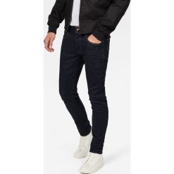 G-Star Raw - Jeansy 3301. Niebieskie jeansy męskie marki G-Star RAW, z elastanu. Za 519,90 zł.