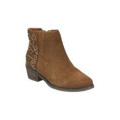 Botki Sonnax 26624. Brązowe botki damskie marki Sonnax. Za 219,64 zł.