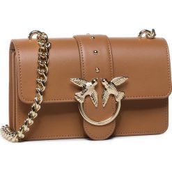 Torebka PINKO - Love Mini Simply C PE 20 PLTT 1P21KS Y5FF Light Brown L11. Pomarańczowe torebki klasyczne damskie Pinko, bez wzorów, ze skóry, wizytowe, bez dodatków. Za 1079,00 zł.