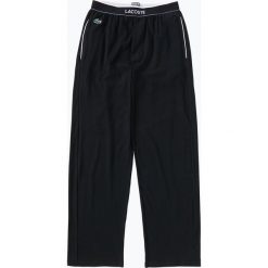 Lacoste - Męskie spodnie od piżamy, czarny. Czarne piżamy męskie marki Lacoste, s, bez wzorów, z bawełny, bez rękawów. Za 99,95 zł.