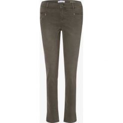 Angels - Jeansy damskie – Malu Zip, zielony. Zielone jeansy damskie Angels. Za 379,95 zł.