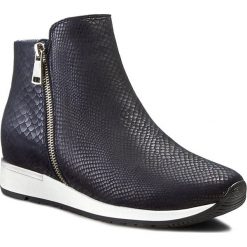 Botki SENSO - 1550 Pyton Granat. Niebieskie botki damskie skórzane marki Senso. W wyprzedaży za 249,00 zł.