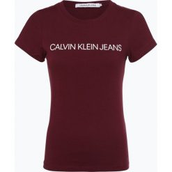 Calvin Klein Jeans - T-shirt damski, czerwony. Czerwone t-shirty damskie Calvin Klein Jeans, m, z jeansu. Za 139,95 zł.