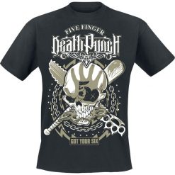 T-shirty męskie: Five Finger Death Punch Got your six T-Shirt czarny