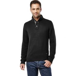 Golfy męskie: Sweter w kolorze czarnym