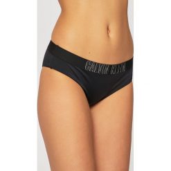 Calvin Klein Jeans - Figi kąpielowe. Czarne stroje kąpielowe damskie Calvin Klein Jeans, xs, bez wzorów, z elastanu. W wyprzedaży za 139,90 zł.