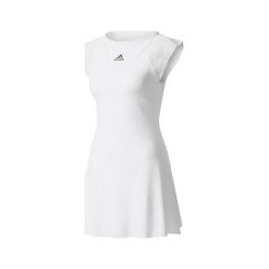 Adidas LL DRESS WHITE / NGTMET 30, FW17_. Białe spódniczki damskie Adidas, bez wzorów. W wyprzedaży za 367,49 zł.