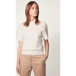 Sweter Boss Felouise 50430405. Brązowe swetry damskie Boss, xl, bez wzorów, klasyczne, bez rękawów, bez kaptura. Za 799,00 zł.