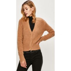 Guess Jeans - Sweter. Czarne swetry damskie Guess Jeans, s, z aplikacjami, z wełny, bez rękawów, bez kaptura. W wyprzedaży za 269,90 zł.