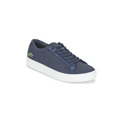 Buty Lacoste L.12.12 BL 2. Niebieskie trampki męskie Lacoste, bez wzorów, bez zapięcia. Za 407,20 zł.
