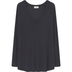 Koszulka w kolorze granatowym. Niebieskie bluzki damskie American Vintage, s, z długim rękawem. W wyprzedaży za 99,95 zł.