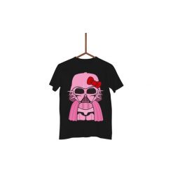 Koszulka Hello Kitty Vader Męska. Czarne koszulki męskie Failfake, m, z motywem z bajki, bez kołnierzyka, bez rękawów. Za 130,00 zł.