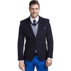 Marynarka ANTONIO 13-59SM. Niebieskie marynarki męskie marki Giacomo Conti, m, z bawełny, klasyczne. Za 399,00 zł.