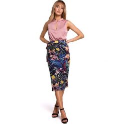 Spódnica na zakładkę z nadrukiem - model 1. Spódniczki damskie Style, s, z nadrukiem, z elastanu. Za 149,00 zł.