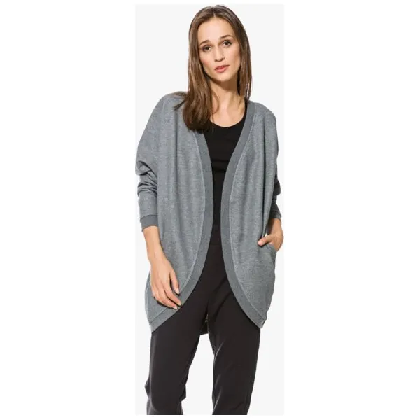 Feewear Bluza Luna , szary, rozmiar S. Szare bluzy damskie Feewear, s, bez wzorów, z bawełny, z długim rękawem, długie, bez kaptura. W wyprzedaży za 79,99 zł.