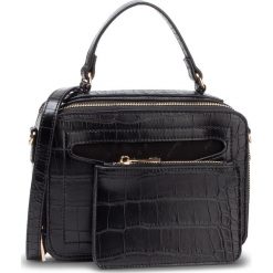 Torebka DEEZEE - EBG11505 Black. Czarne torebki klasyczne damskie DeeZee, z aplikacjami, ze skóry ekologicznej, klasyczne, zdobione, bez dodatków. Za 119,99 zł.