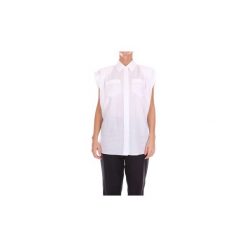 Koszule Givenchy BW609310GM. Białe koszule damskie Givenchy, bez wzorów, bez kołnierzyka, bez rękawów. Za 1511,20 zł.