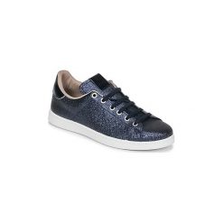 Buty Victoria DEPORTIVO GLITTER. Niebieskie trampki i tenisówki damskie Victoria, bez wzorów, bez zapięcia. Za 259,00 zł.
