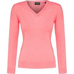 Sweter CHERVO NICOLE. Różowe swetry damskie Chervo, bez wzorów, z dzianiny, bez rękawów, bez kaptura. W wyprzedaży za 360,00 zł.