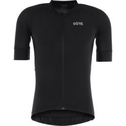 Gore Wear TRIKOT Strój drużynowy black. Czarne koszulki męskie marki Gore Wear, m, bez wzorów, z elastanu, sportowe, bez kołnierzyka. Za 419,00 zł.