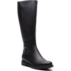 Oficerki LASOCKI - SM-285-590 Czarny. Czarne kozaki damskie Lasocki, ze skóry, bez obcasa, na obcasie, bez zapięcia. Za 399,99 zł.