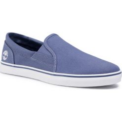 Tenisówki TIMBERLAND - Skape Park Slip-On TB0A1UY64321 Dark Blue Canvas. Niebieskie półbuty męskie Timberland, bez wzorów, z gumy, klasyczne, bez zapięcia. Za 239,00 zł.