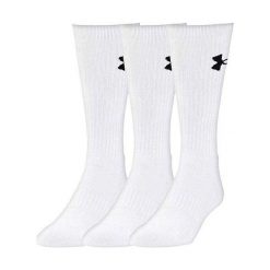 Skarpetki męskie: Under Armour Skarpety męskie ELEVATED PERFORMANCE CREW białe r. 36-41 (1312588-100)