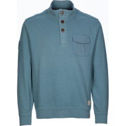 Bluza "Core" w kolorze niebieskim. Niebieskie bluzy męskie Camel Active, m, bez wzorów, ze skóry, ze stójką, bez rękawów, bez kaptura. W wyprzedaży za 131,95 zł.