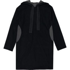 Sukienka bluza z weluru z kapturem. Sukienki małe czarne damskie marki MADEMOISELLE R, na co dzień, s, z poliesteru, z kapturem, z długim rękawem. Za 218,36 zł.