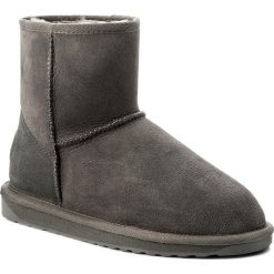 Buty EMU AUSTRALIA - Stinger Mini W10003 Charcoal 1. Szare kozaki damskie EMU Australia, ze skóry, bez obcasa, bez zapięcia. Za 639,00 zł.