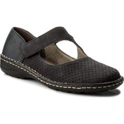 Creepersy damskie: Półbuty RIEKER - 49893-15 Blue