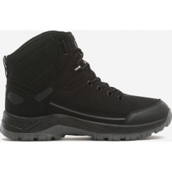 Czarne Trapery Oliver. Czarne buty trekkingowe męskie Born2be, z nubiku, na sznurówki. Za 189,99 zł.