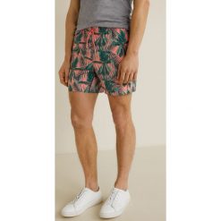 Mango Man - Kąpielówki Palmera. Pomarańczowe kąpielówki męskie Mango Man, s, bez wzorów, z poliesteru. Za 139,90 zł.