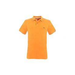 Koszulki polo z krótkim rękawem Harmont Blaine POLO STRECH. Pomarańczowe koszulki męskie Harmont Blaine, xl, bez wzorów, polo, z krótkim rękawem, krótkie. Za 412,58 zł.