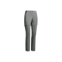 Spodnie turystyczne 2w1- MH550 - damskie. Brązowe spodnie damskie QUECHUA, l, z elastanu. Za 169,99 zł.