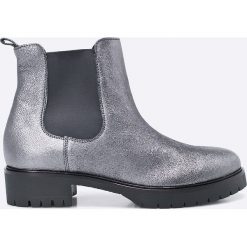 Gino Rossi - Botki Donata. Szare buty zimowe damskie marki Gino Rossi, z materiału, z okrągłym noskiem. W wyprzedaży za 249,90 zł.